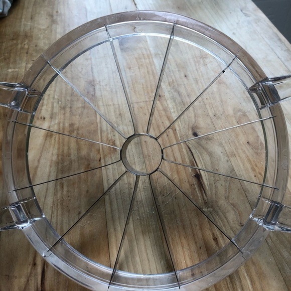 Stainless Steel Melin Slicer with Green Handles- multiple uses- lightly used - Picture 3 of 5